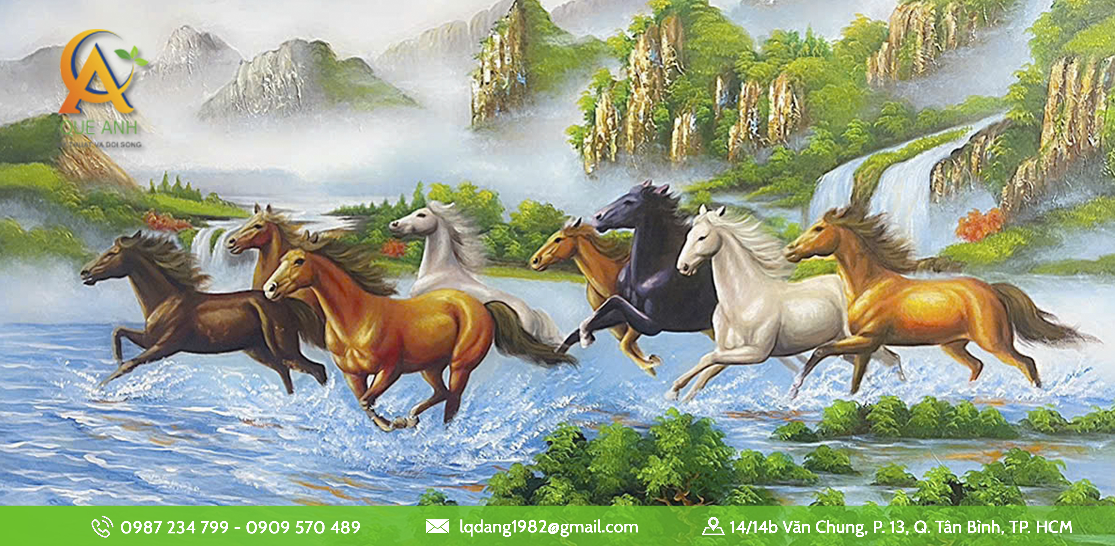 Dịch vụ vẽ tranh trang trí tường - cửa cuốn tại TP.HCM